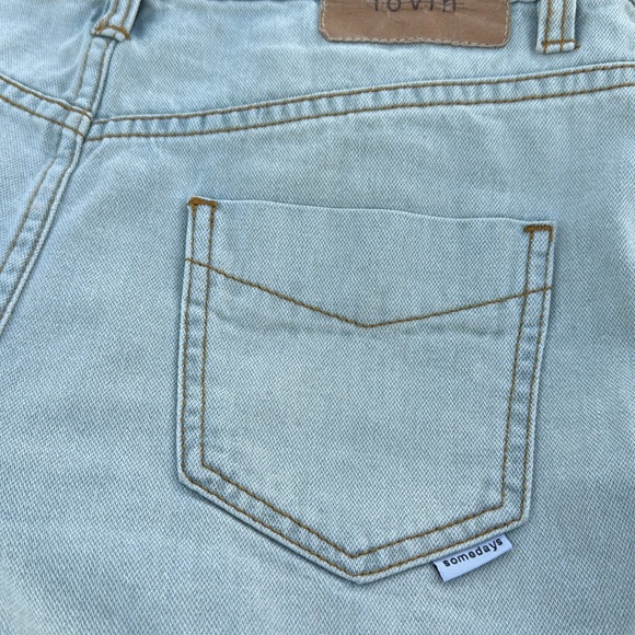 Some Days Lovin Women's‎ High Rise Embroidered Denim Shorts Size 29 - Picture 6 of 9